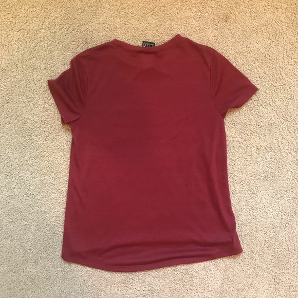 Maroon Crop Top - Picture 4 of 4